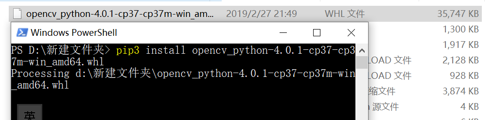 Python 3.7 install openCV - offline - Programmer Sought