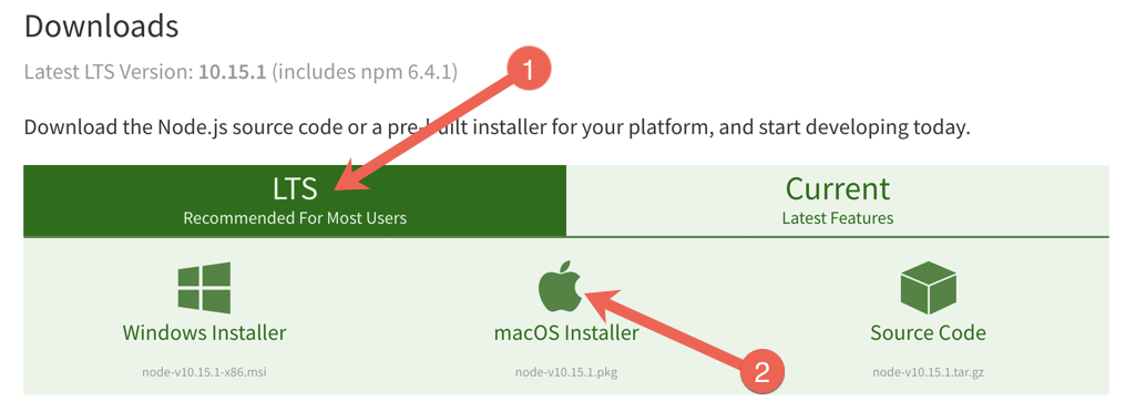 mac install node.js - Programmer Sought