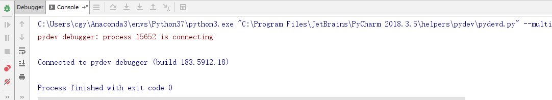 Debugger can not hit the breakpoint normally enter the variable display, the console display: