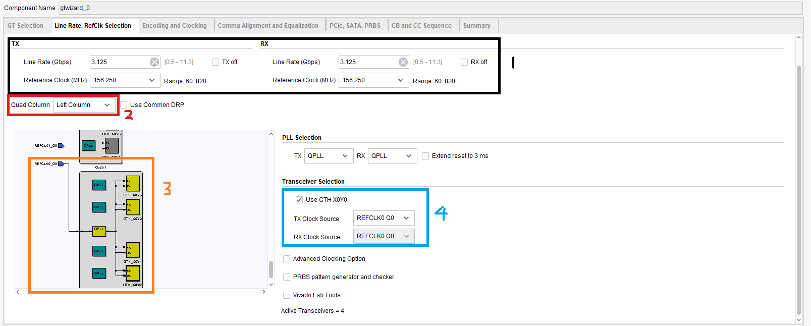 7 series FPGAs Transceiver Wizard IP核使用和测试_7 series fpgas transceivers