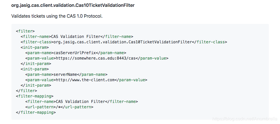 Cas10TicketValidationFilter
