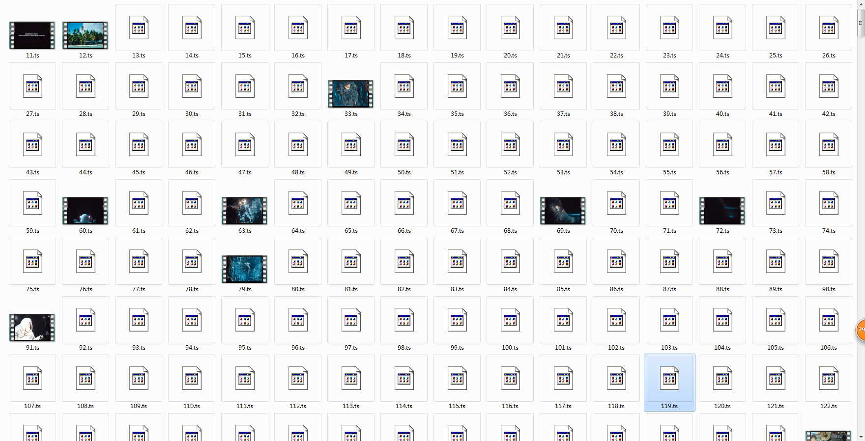 手机浏览器缓存的.ts视频文件如何合成（不下载软件）