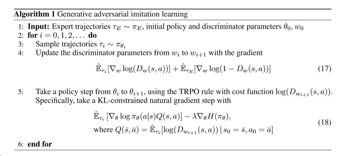 Generative Adversarial Imitation Learning 论文简析_蟻蟺(s)-CSDN博客