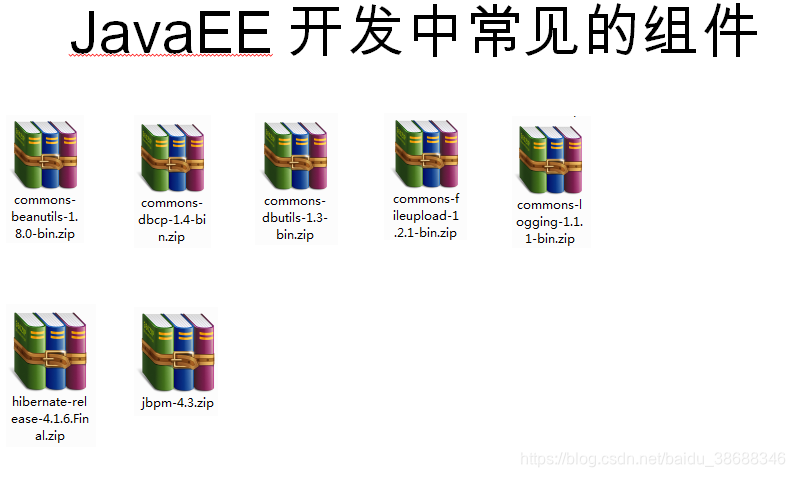 JavaEE开发中常见的组件