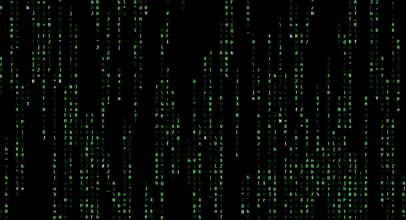 在centos7中设置一个黑客范儿的数据流的桌面