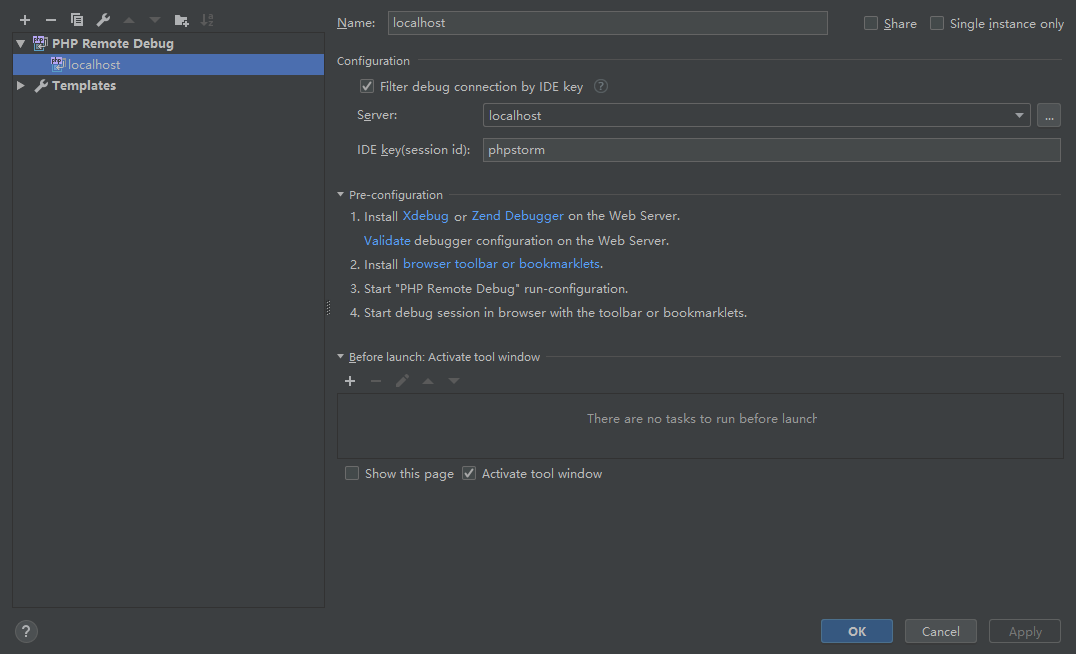 Xdebug [Config] The setting ‘xdebug.remote_autostart‘ has been renamed