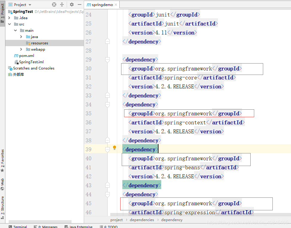 使用IDEA+maven搭建spring工程后XML Configuration File中没有SpringConfig解决方案_导了 ...