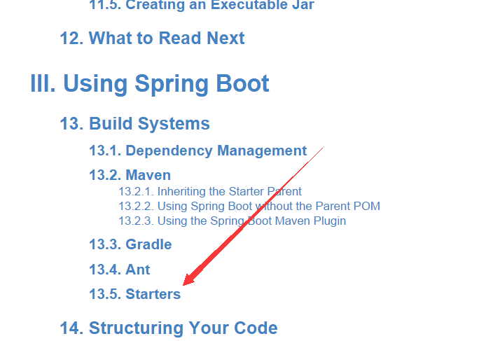 spring-boot-start 找pom配置链接地址