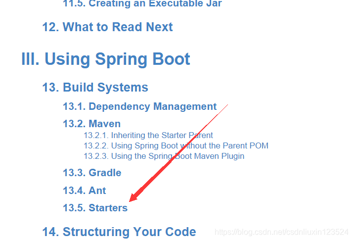 spring-boot-start 找pom配置链接地址