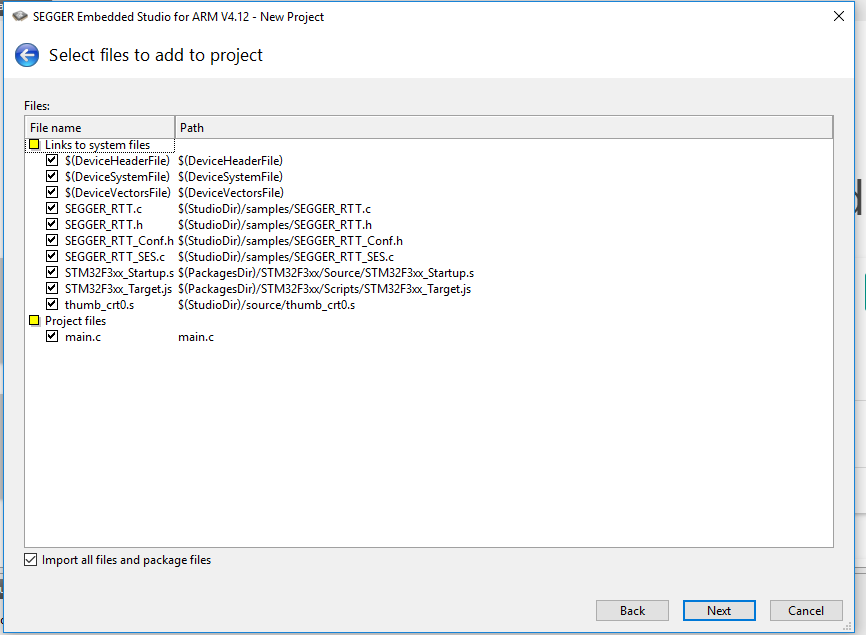 segger embedded studio stm32