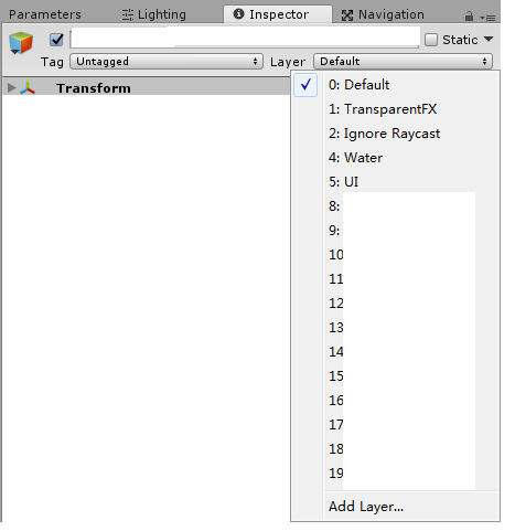 unity动态控制camera的cullingmask显示内容