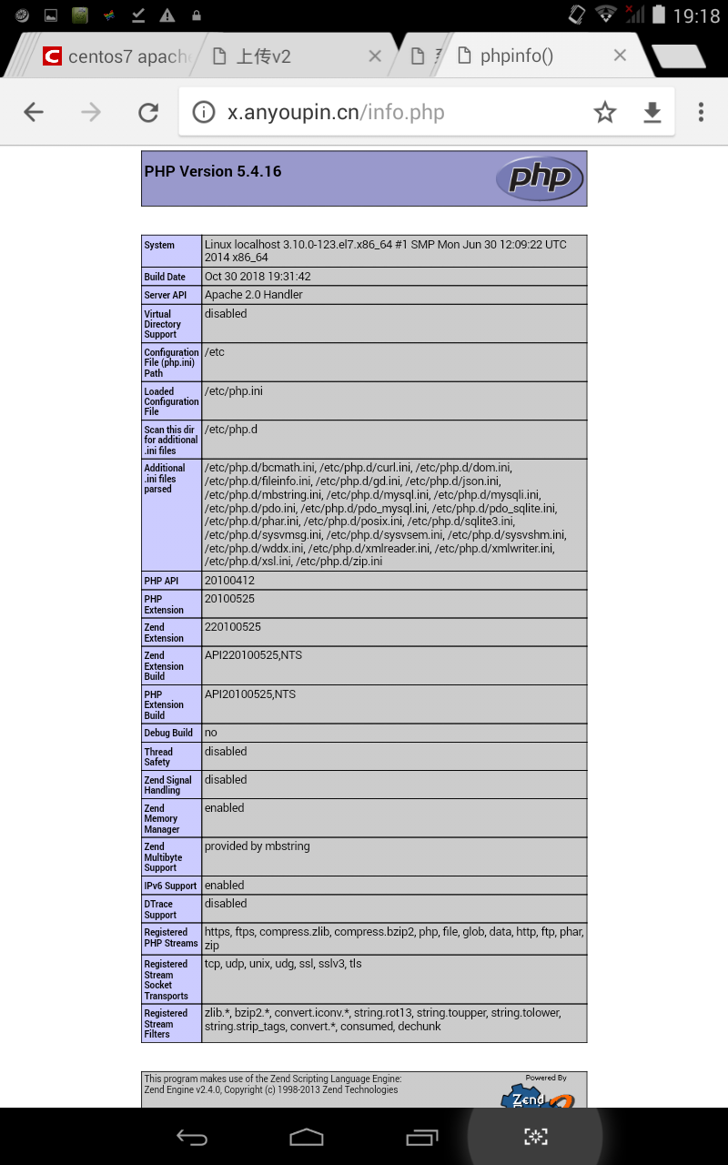 centos7 install apache php - Programmer Sought