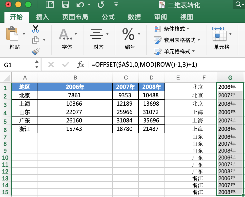 office 2011 for mac 如何将表格数据转成柱状图