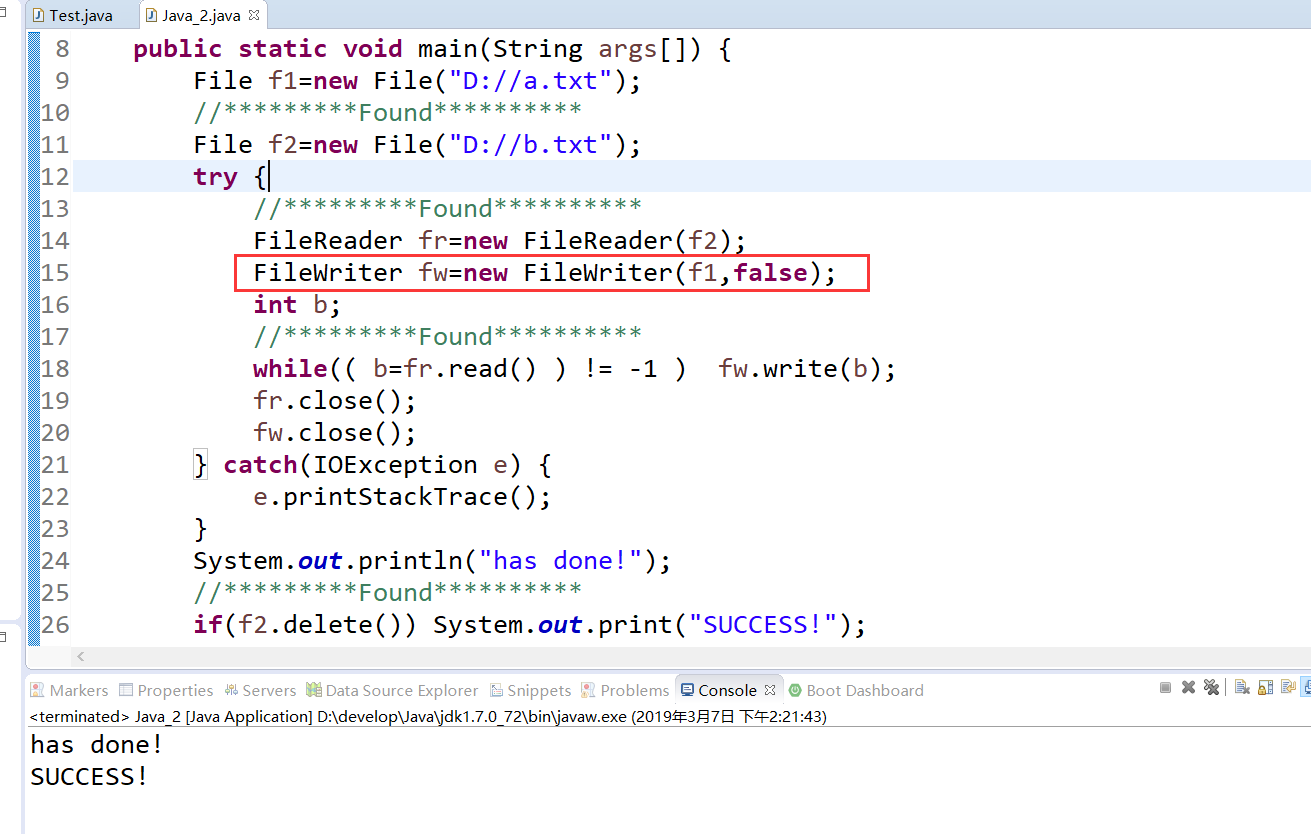 java中的 FileWriter类 和 FileReader类的一些基本用法_fw=new filewriter(f1,true);-CSDN博客
