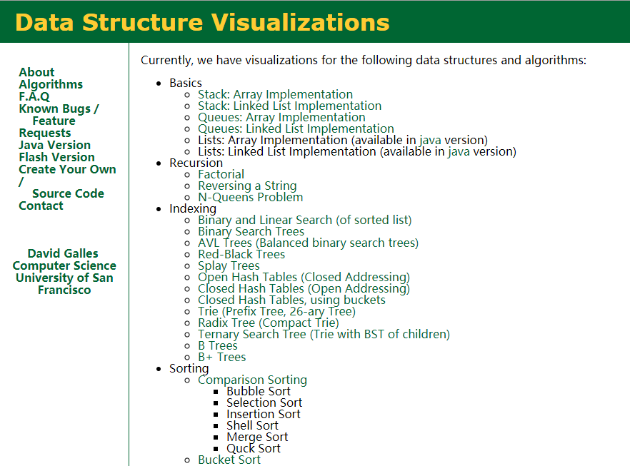 数据结构可视化工具usfca_cs.usfca-CSDN博客