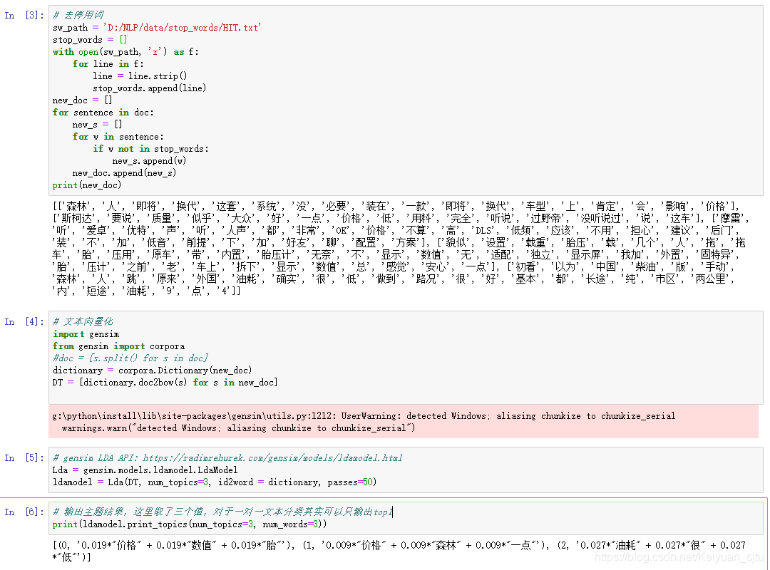 LDA主题模型笔记