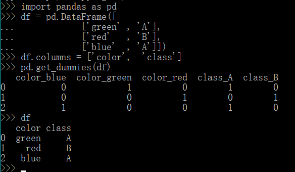 pandas.get_dummies 的使用及含义_get.dummies 参数-CSDN博客