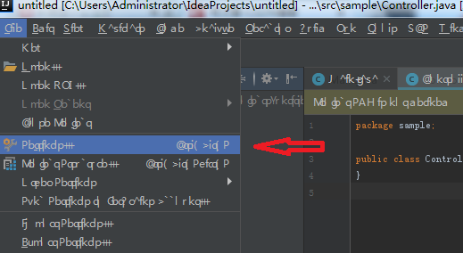 IntelliJ IDEA 软件界面乱码，菜单乱码解决。