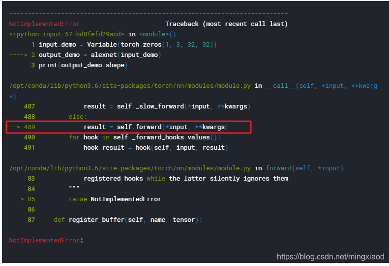 PyTroch报错NotImplementedError:_pytorch notimplementederror-CSDN博客