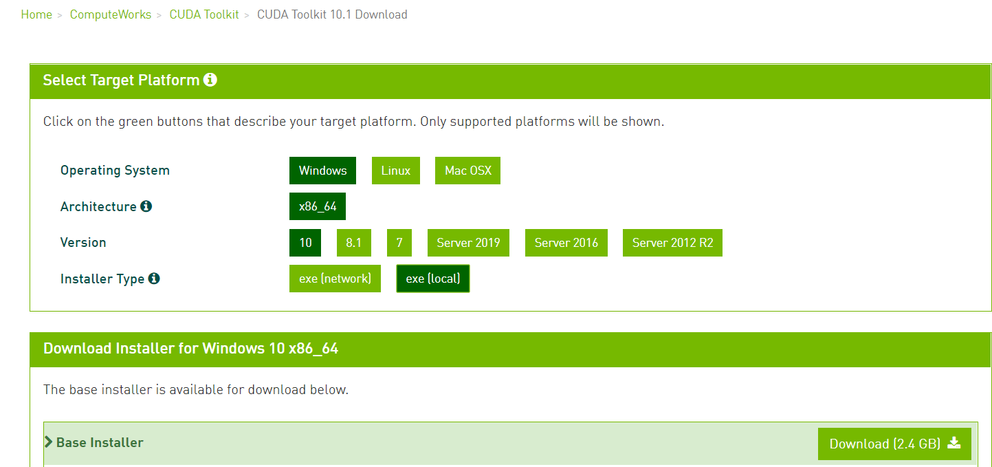 Cuda library. CUDA Toolkit. Download and install.