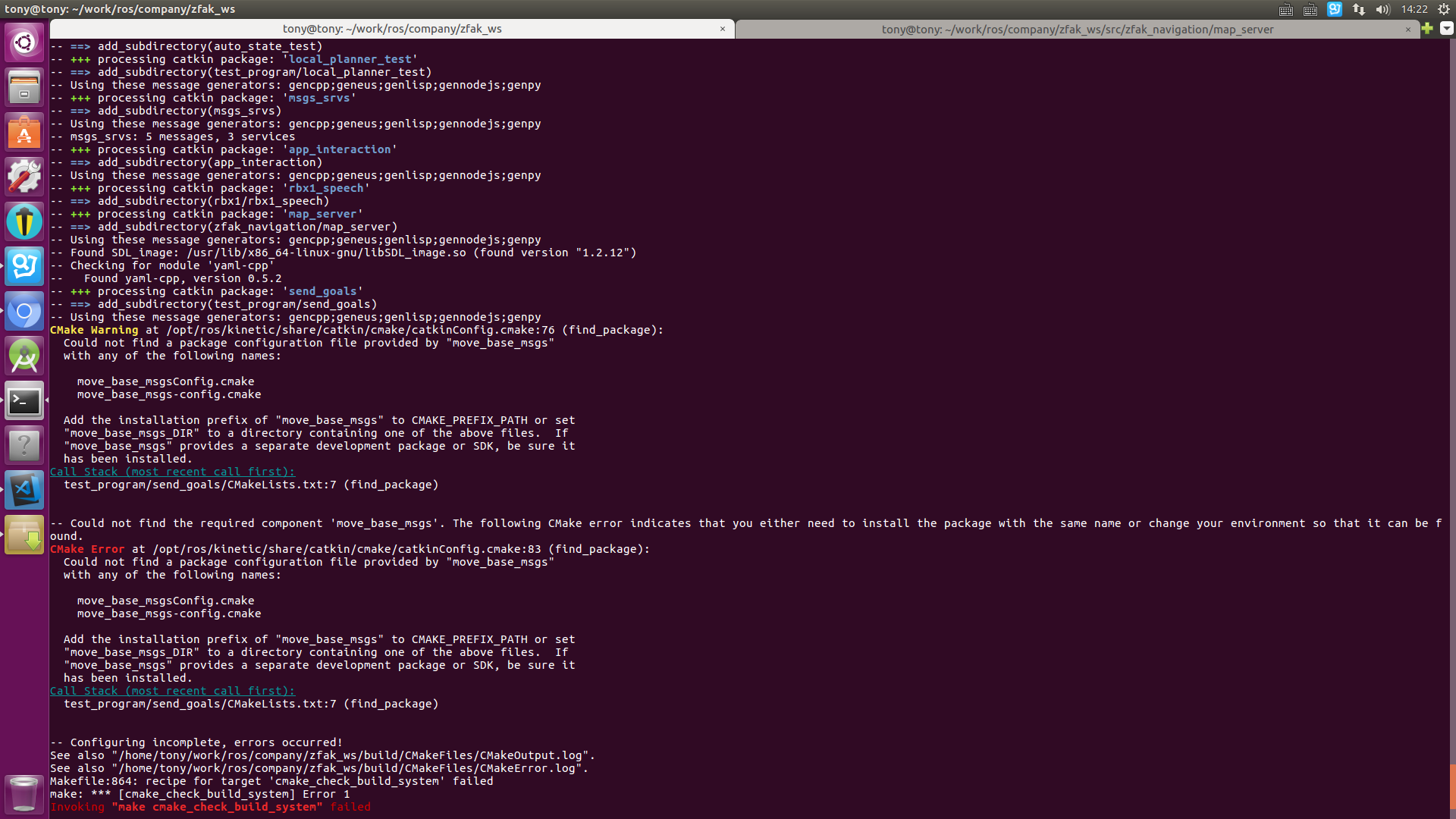 ROS 编译错误以及解决方案_unable to find suitesparse-CSDN博客