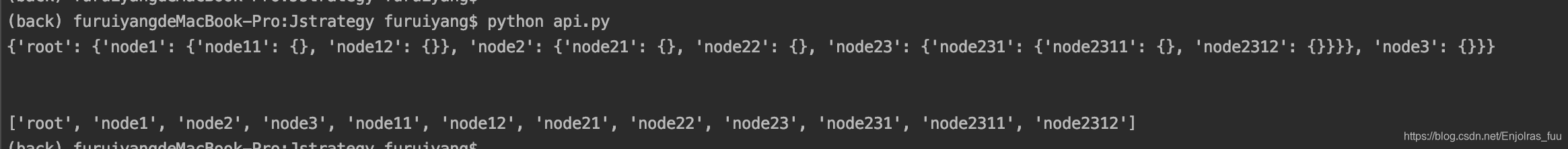 python – 将树列表转换为层次结构dict_在python中将树数据结构保存为dict-CSDN博客