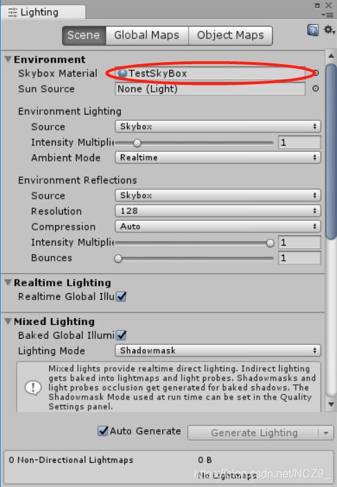 Unity 初识:SkyBox(天空盒)