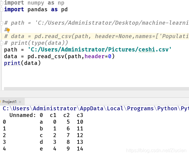 【Python】pandas的read_csv参数简略概括(header,path),DataFrame的返回值describe,plot ...