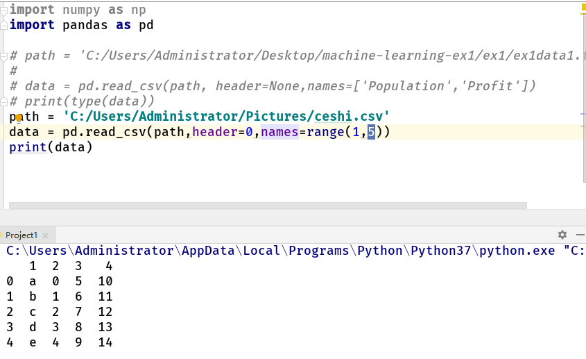 【Python】pandas的read_csv参数简略概括(header,path),DataFrame的返回值describe，plot ...