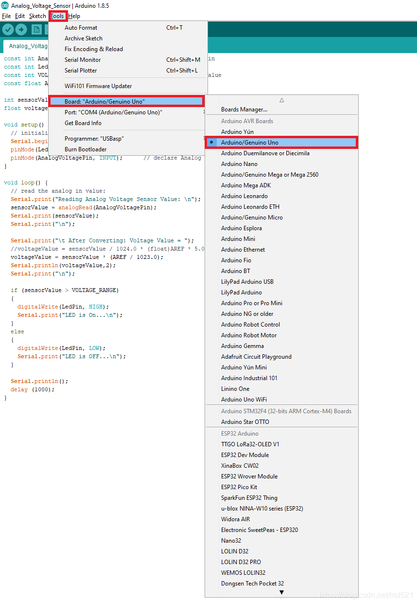 Arduino开发之Analog Voltage Sensor_arduino voltage sensor-CSDN博客