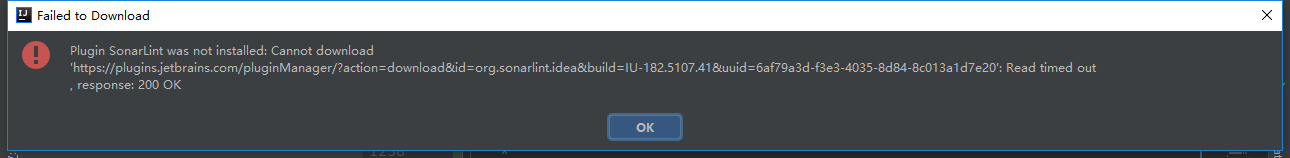 下载SonarLint插件失败