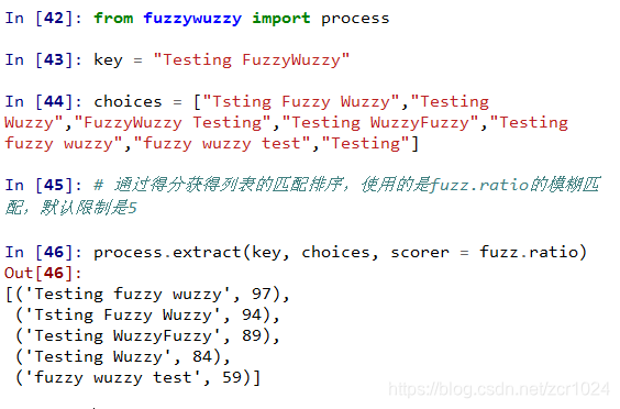 FuzzyWuzzy: coincidencia de cadenas difusa en Python - programador clic