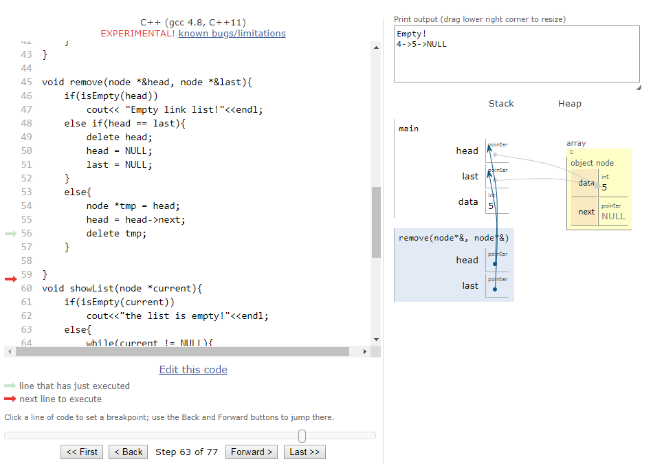 linked list C++实现_c++的 return 和linktodeath机制的使用-CSDN博客
