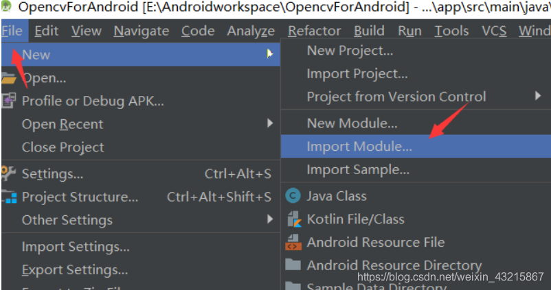Android studio使用JAVA与JNI调用OpenCV_android jni + opencv 动态库-CSDN博客