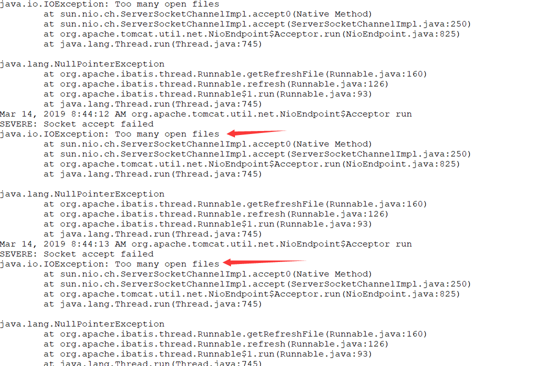 Too many open files. Too many open files. Too many open files. Too many open files. Too many open files.