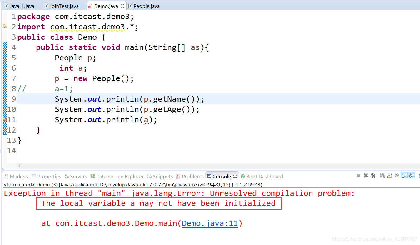 The local variable sum may not have been initialized的深刻理解_ideal ...