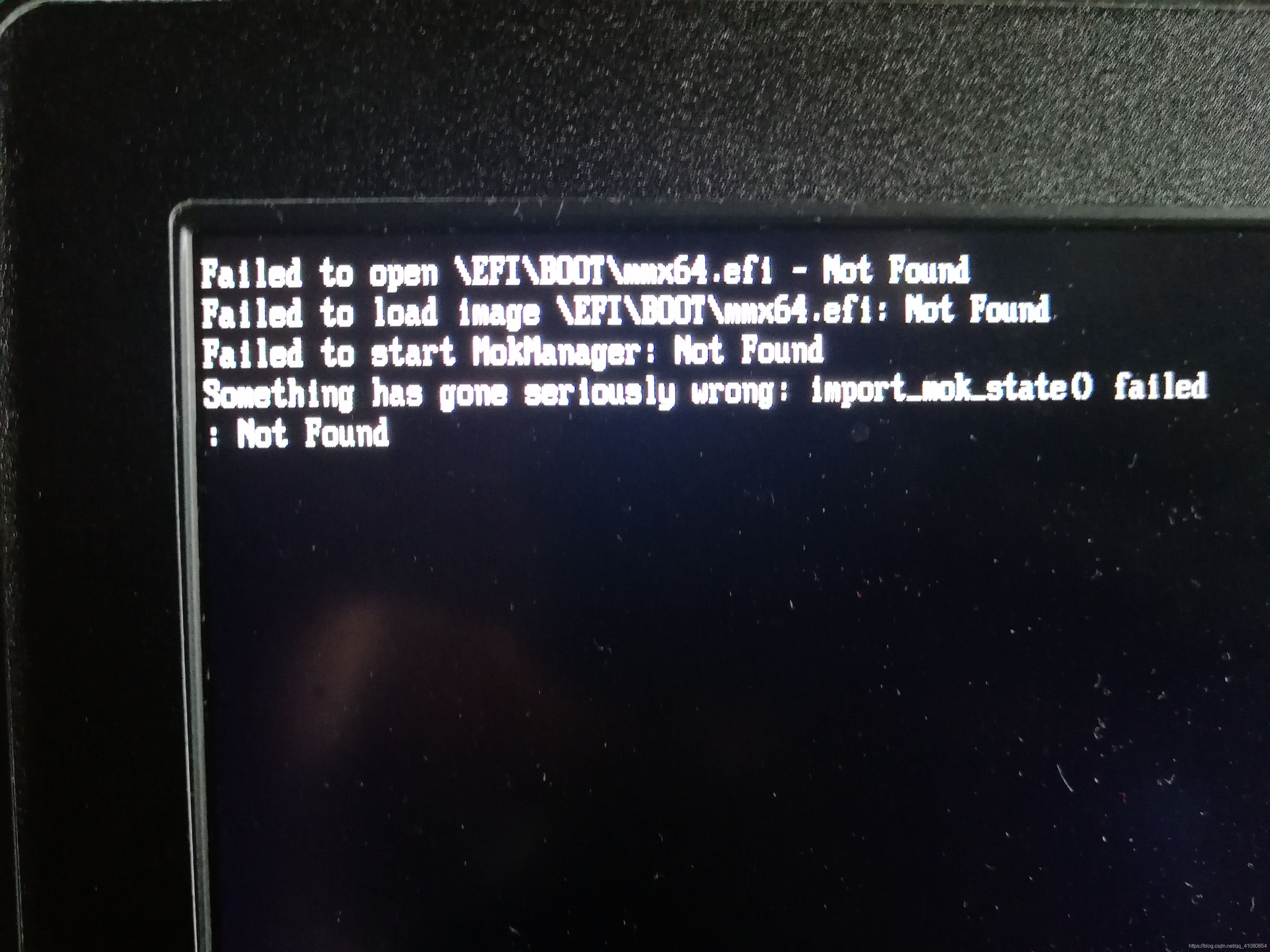 Failed to start service not found. EFI Boot. Failed to open. /Boot/EFI/EFI/ASTRALINUXSE/grubx64.EFI. Efibootmgr.