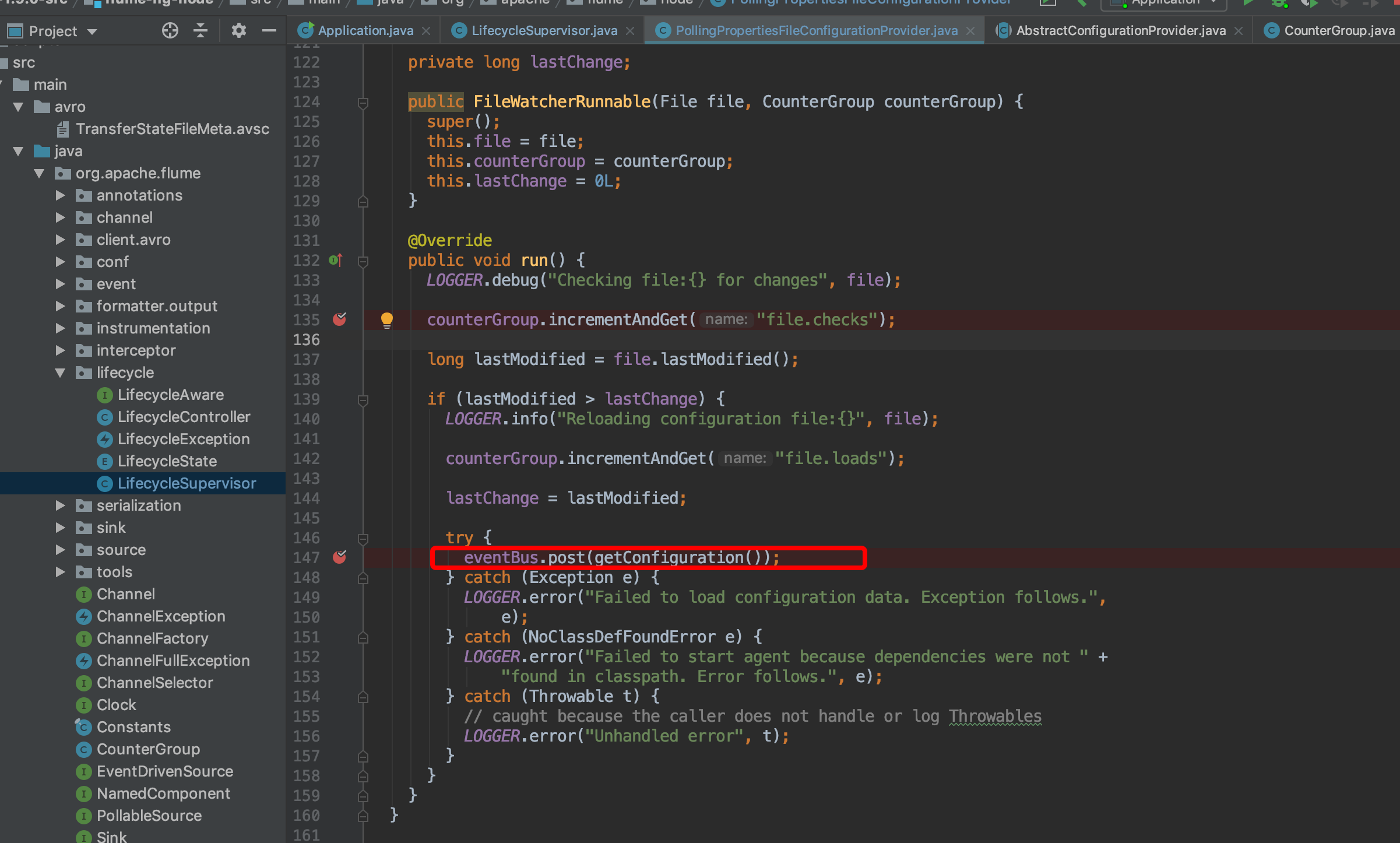 Flume 1.9.0 源码解析 : 一篇文章弄清Flume 程序启动流程_org.apache.flume.node ...