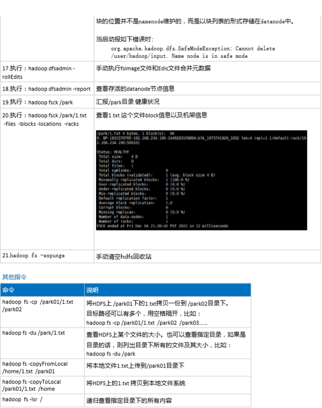 【hadoop 到hdfs 命令】 - CSDN