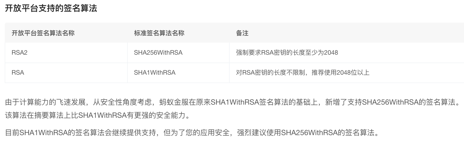 使用支付宝SDK进行RSA加签验签以及加密解密