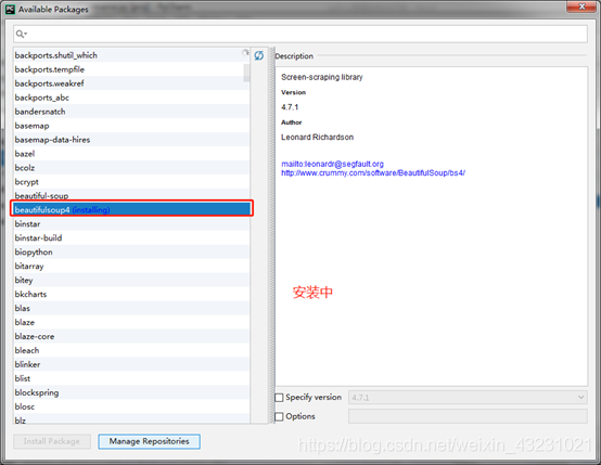 pycharm运行Python报错如No module named BeautifulSoup_no module named ...