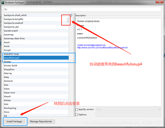 pycharm运行Python报错如No module named BeautifulSoup_no module named ...