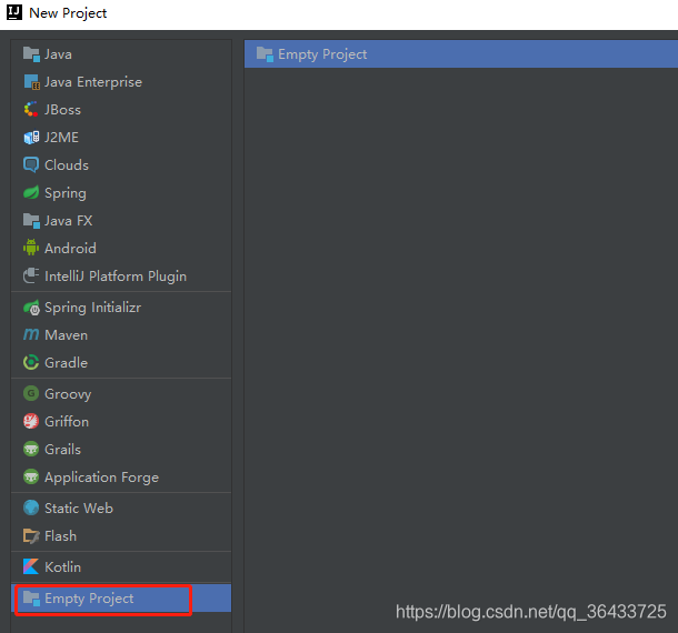 创建空的项目目录
