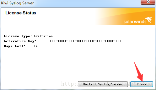 KIWI Syslog server 2008安装测试教程