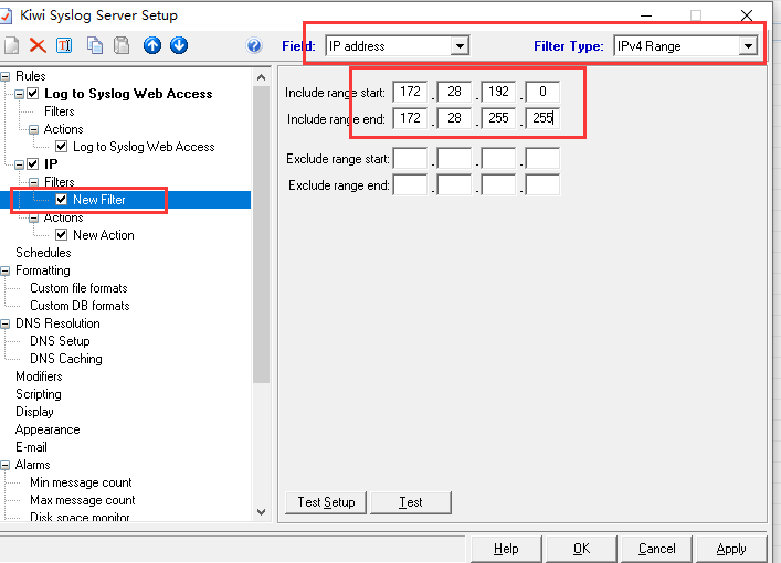 KIWI Syslog server 2008安装测试教程