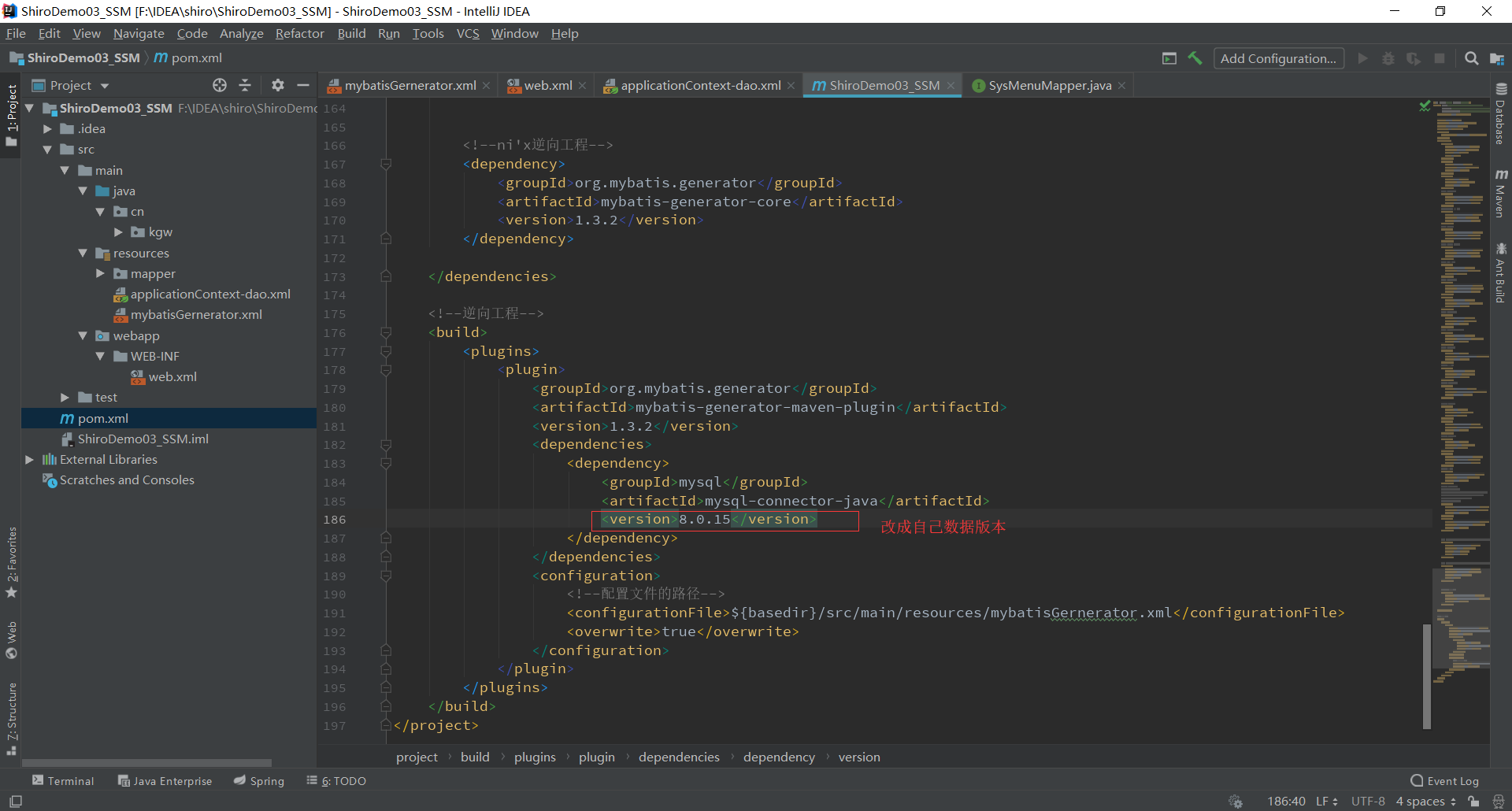 Mybatis reverse engineering error - Programmer Sought