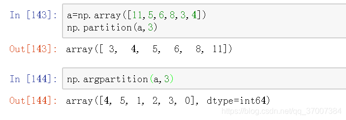 Numpy中排序操作partition,argpartition,sort,argsort_np.argpartition np ...