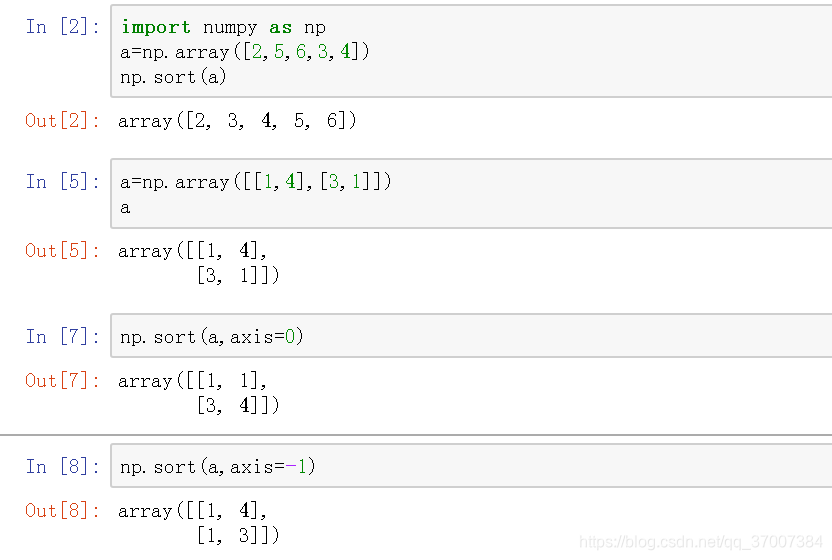 Numpy中排序操作partition,argpartition,sort,argsort_np.argpartition np ...