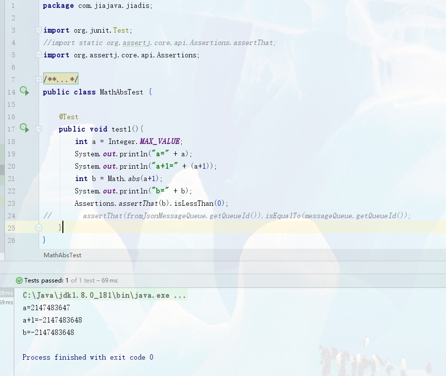 Math.abs() 是否可能为负数?_java math.abs 可能会返回负数吗CSDN博客