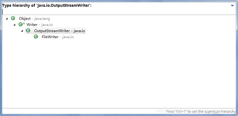 Java IO体系之OutputStreamWriter